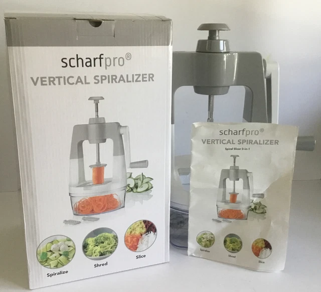 Herramienta de cocina espiralizadora vegetal manual vertical Scharfpro