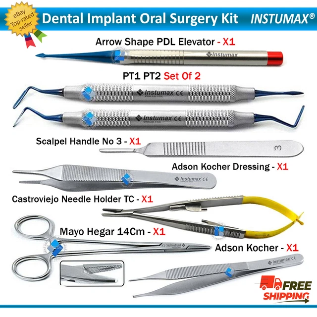 DENTAL IMPLANT SURGERY PDL Elevators Surgical Forceps Atraumatic