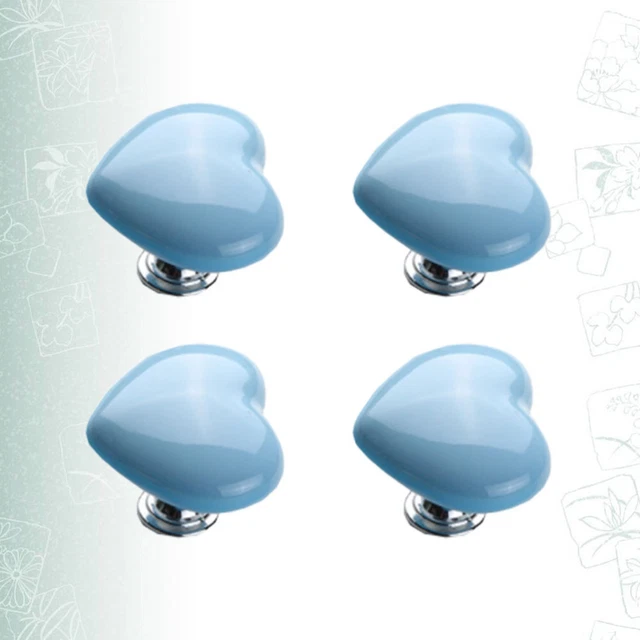 4 Pcs Kitchen Knobs Diamond Dresser Knobs Drawer Knobs Household 10