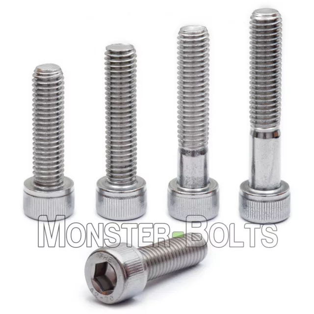 M4 Stainless Steel Socket Head Cap Screws, A2 / 18-8 Metric DIN 912, 0.70 Coarse