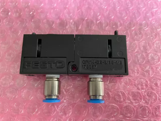 Festo 176057 Kit valvole CPV14-BS-5/3G-1/8, inutilizzato con raccordo a spina