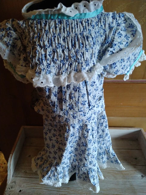 Exceptionnelle robe pour  poupée ancienne Jumeau ou autre 2