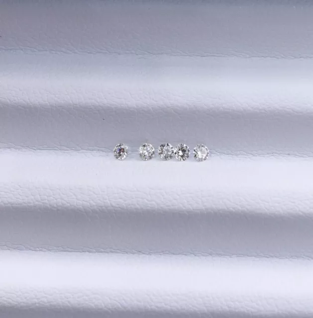 Diamant blanc naturel 2mm couleur D VVS. Diamant en vrac pour joaillerie