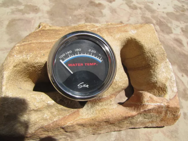 Sun Blueline Water Temperature Gauge 2-3/8" Shelby Yenko Motion Copo Dana Hemi Sun Blueline Water Temperature Gauge 2-3/8" Shelby Yenko Motion Copo Dana Hemi