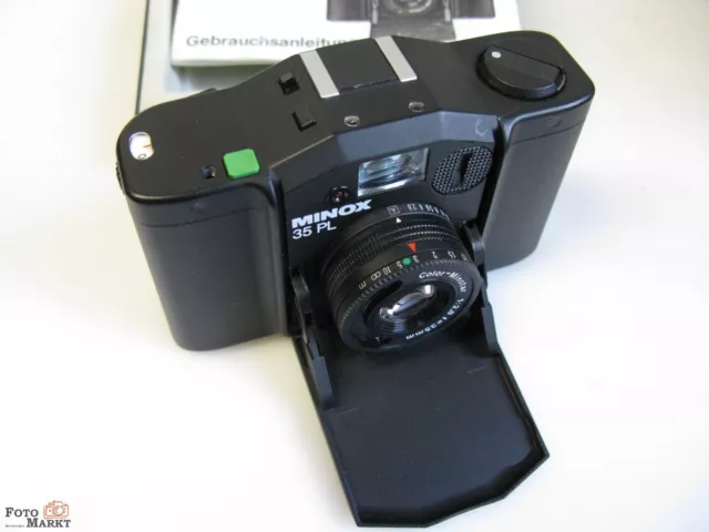 Set: Minox PL Kompaktkamera +Tasche Objektiv Minotar 2,8/35 mm Weitwinkel lens