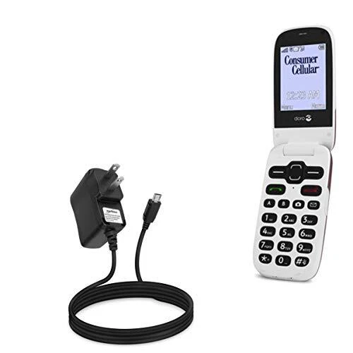 BoxWave Charger Compatible with Doro PhoneEasy 626 (Charger by BoxWave) - Wall C