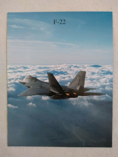ORIGINAL PRATT & Whitney F119 Fighter Engine for F22 Sales Brochure ...