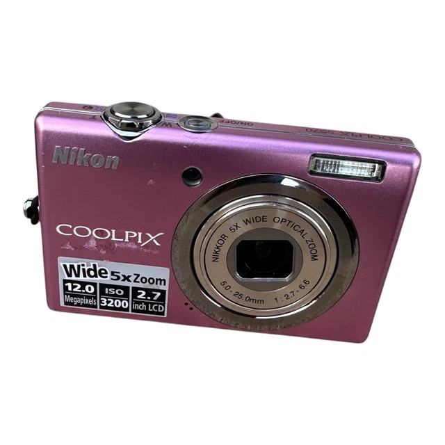 NIKON COOLPIX S570 Pink PARTS REPAIR LENS ERROR $101.98