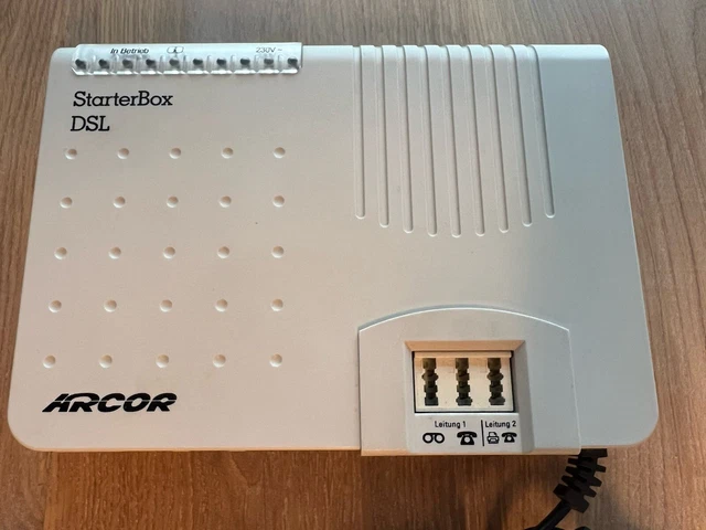 ARCOR STARTER BOX DSL NT1plus Arcor2 sphairon Modem Splitter EUR 3,00