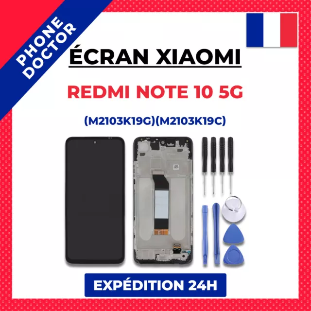 Ecran LCD & Vitre tactile Noir Assemblés Sur Châssis Pour Xiaomi Redmi Note  12 Pro 5G