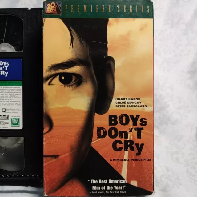 Boys Don't Cry VHS 1999 Hilary Swank