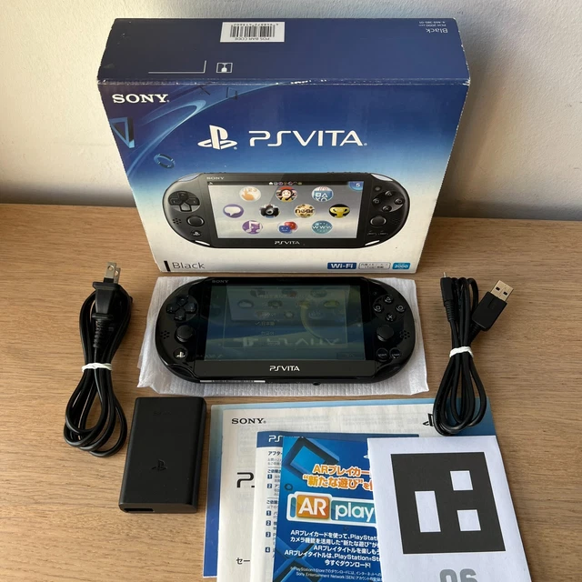Cib Sony Ps Vita Black Pch 2000za16 Original Console Japan Import 