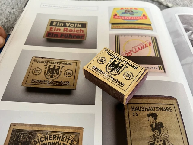 ORIGINAL VINTAGE GERMAN Matches. WW2 . matchbox. Haushaltsware safety ...