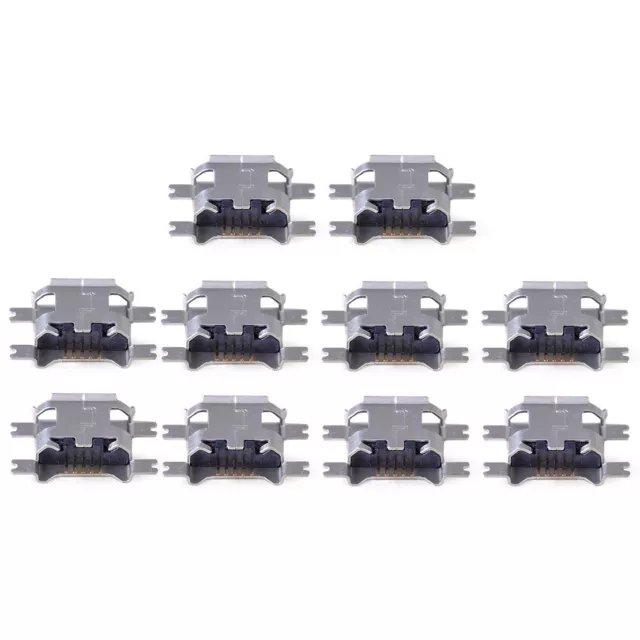 New 10PCS Type B Micro USB 5 Pin PCB SMT Female Mount Jack Connector Port Socket