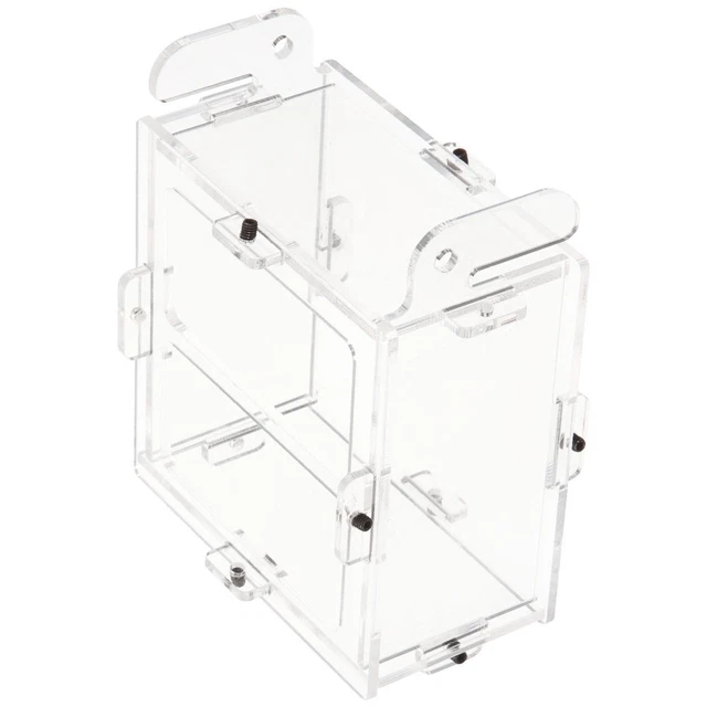 Alimentador de aves Suplemento alimenticio Alimentador de acrílico para aves Jaula para pájaros Portaalimentos