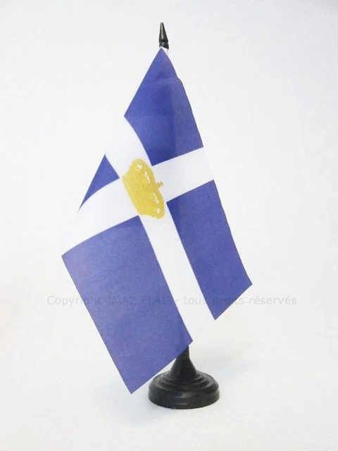 Drapeau De Table Scanie Indépendantiste - Suède - 21x14cm - AZ FLAG