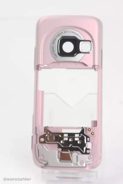 Nokia N73 Original Mittel Cover Mittelteil Pink Mittelgehäuse Schale Kameragl...