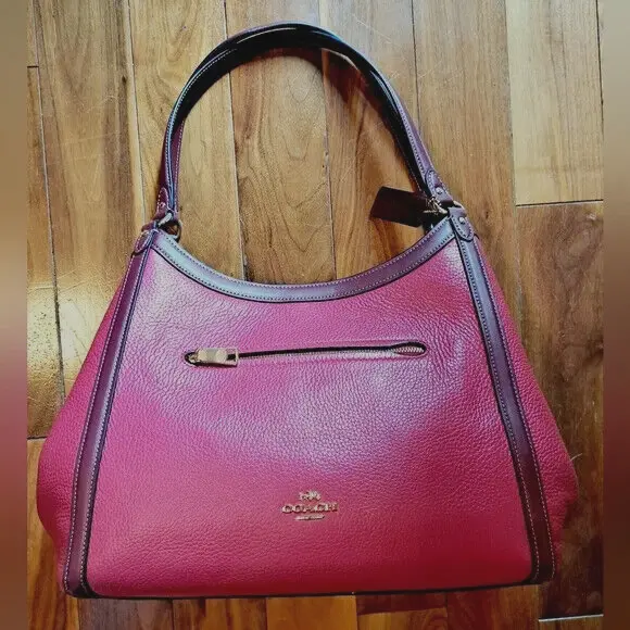 NWT Coach Kristy Shoulder Bag In Colorblock/Blocked Signature