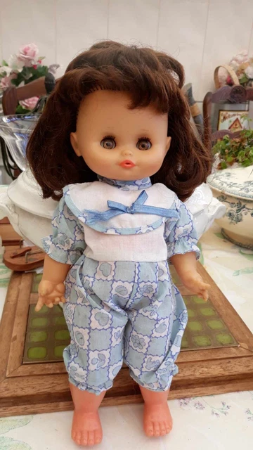 Poupée Clodrey Ancienne 52 Cm - Année 70 - Marche Et Parle (Rare)