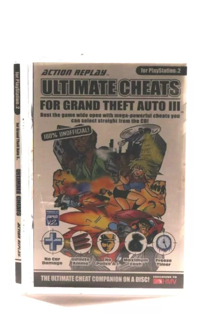 NEW Gameshark 2 Ultimate Cheats For Grand Theft Auto III For Playstation 2  PS2