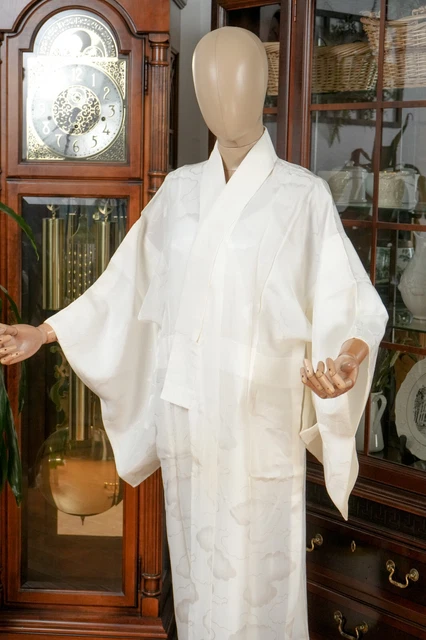 Dear Vanilla Japanese Juban Undergown Women's Kimono Genuine Vintage Mint 2