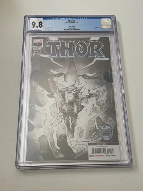 2020 Marvel THOR 2 First Appearance of STRANGE ACADEMY preview 6th Print CGC 9.8