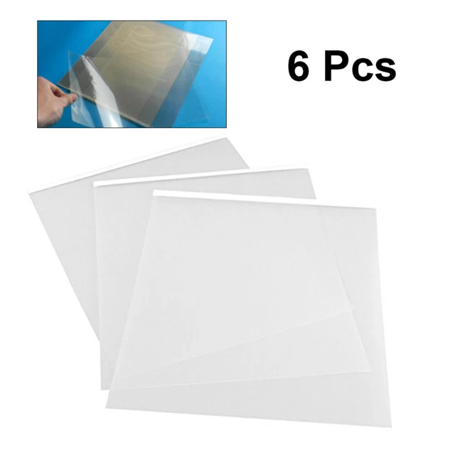 6 PIEZAS láminas de inyección de tinta lámina transparente de inyección de tinta pegamento chorro de tinta