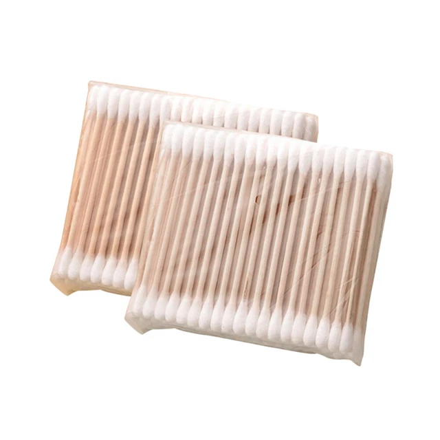 500 pz tamponi di cotone monouso tamponi di cotone per pulizia orecchie applicazione trucco
