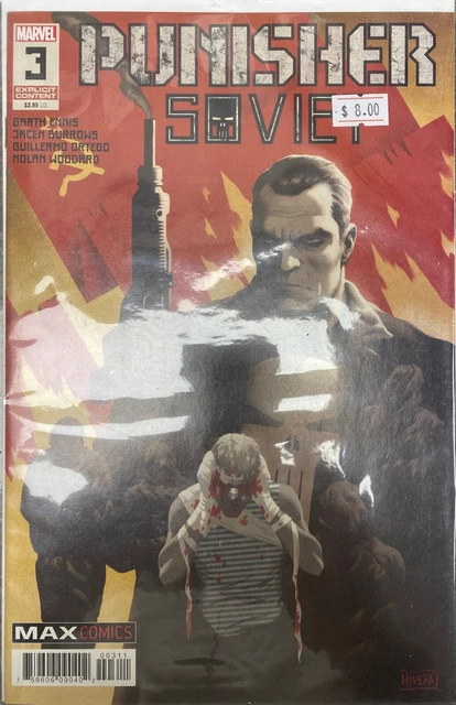 Punisher: Soviet #3 Marvel MAX Comics main cover garth ennis 3A 2020 NM