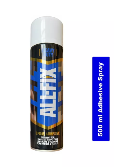 Heavy Duty Spray Adhesive Glue - Strong Foam for Carpet, Tile, Fabric - 500ML