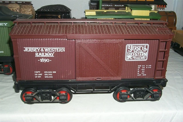 Box Car Brown Train Jim Beam Regal China Decanter Bottle 1983 Empty