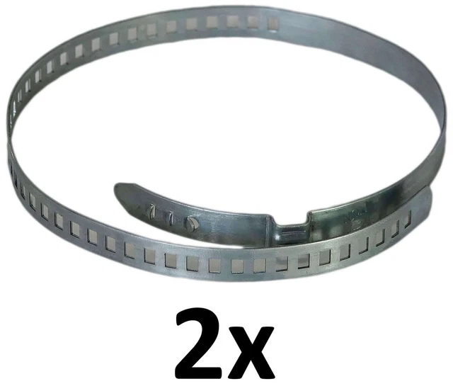 16 Colliers Soufflet Cardan Acier Inox 304 - Réglables Petit (25-46mm) Et Grand (75-125mm)