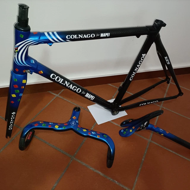 COLNAGO EPS MAPEI Carbon Frame, Fork, Seat Post, Saddle, Handleable £0.