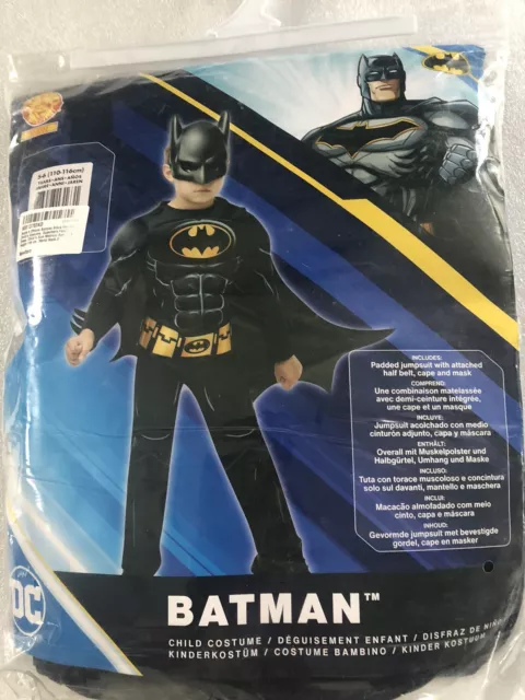 Batman Deluxe Kinder Kostüm 7/8 Jahre Rubine