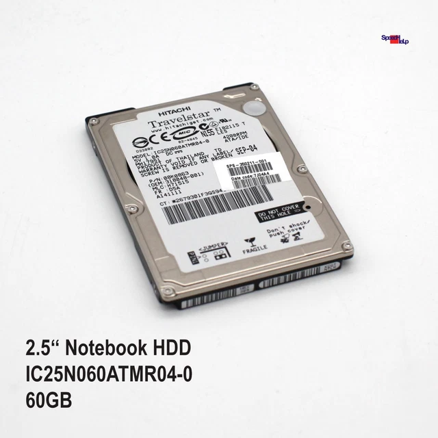 Disque Dur Interne Hitachi 250 Go - Modèle HTS723225A7A364 - SATA 2,5" - Reconditionné Professionnel