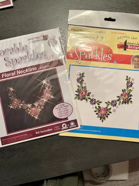Kit de reemplazos y escote floral Designs John Deer's Sparkles