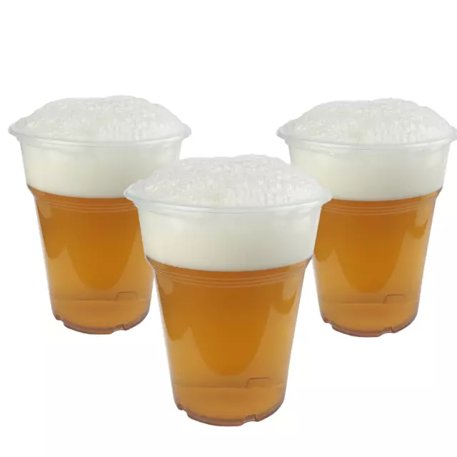 Einwegbecher Bierbecher Trinkbecher 0,5 Plastikbecher 500ml Eichstrich Partys