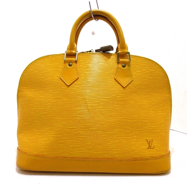 Auth LOUIS VUITTON Alma M52149 Jaune Epi - MI1916 Women's Handbag Auth LOUIS VUITTON Alma M52149 Jaune Epi - MI1916 Women's Handbag