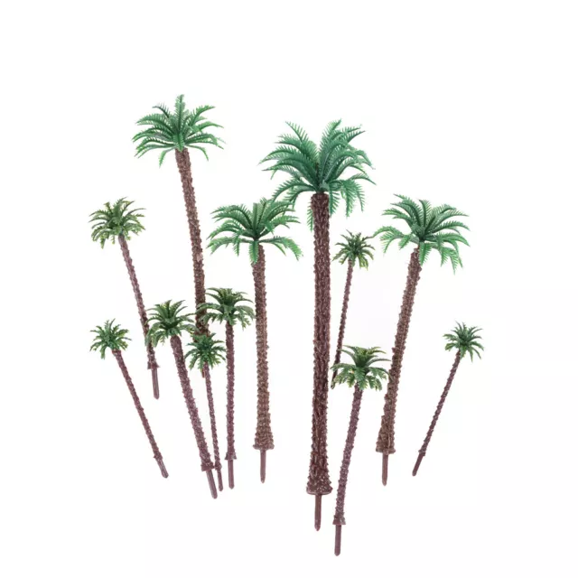 10X Multi Gauge Model Coconut Palm Trees HO O N Z Scale Scenery J-EL