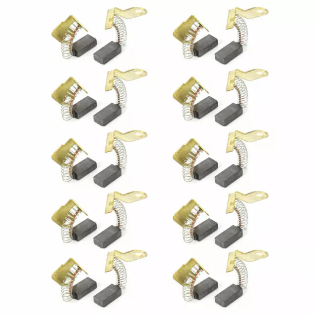 20 Pcs 3mm Hole Dia Electric Drill Motor Carbon Brush 12mm x 6mm x 4mm