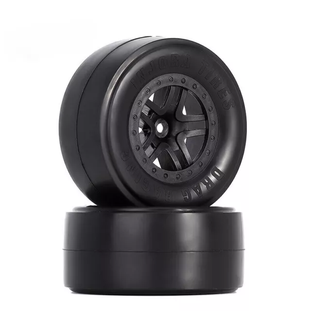 INJORA Rear Belted 2.2"/3.0" Drag Racing Wheel Tire for Losi 22S DR10 Slash 2WD