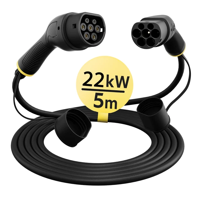 Tipo 2 EV cavo di ricarica caricabatterie 3 fasi auto elettrica wallbox 32A EV stazione di ricarica 5M