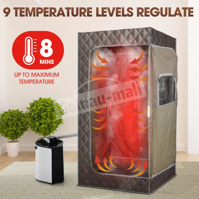 90x180cm Portable Steam Sauna Tent Home Spa Full Body Heating Skin Lose Weight 3