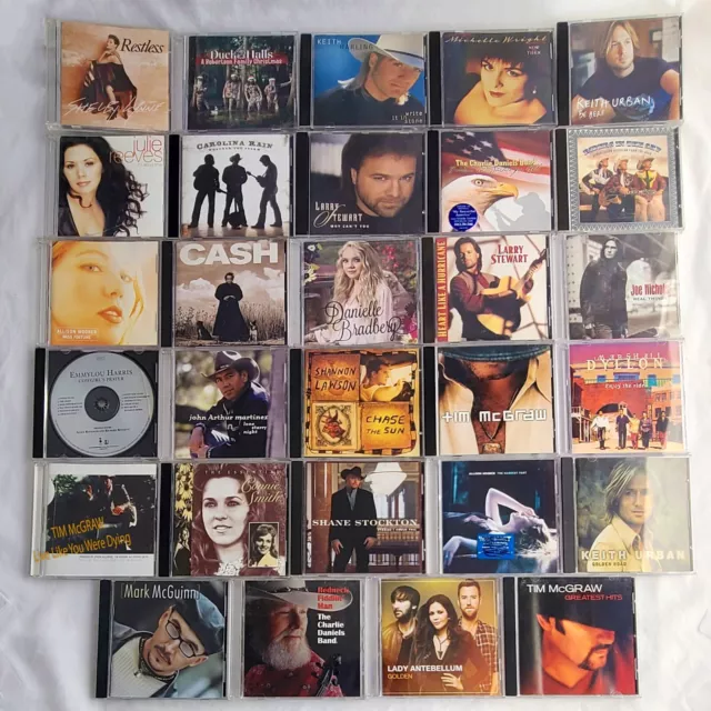 Pick Your Own Lot COUNTRY MUSIC CD's (Discs & Covers only) BUY MORE AND SAVE!