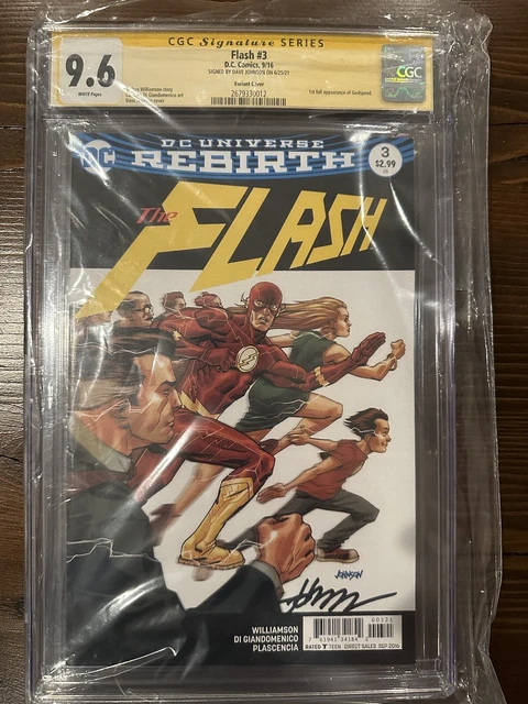 Flash #3 9.6 CGC Signed by Dave Johnson