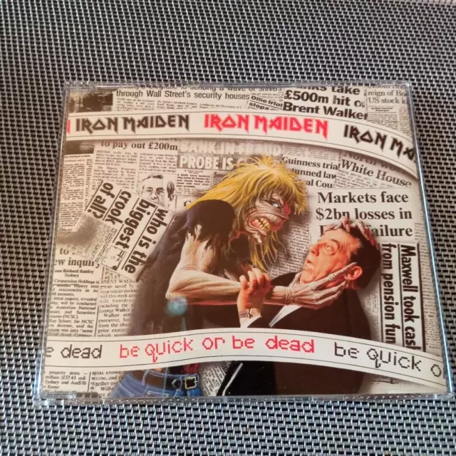 IRON MAIDEN - CD Maxi  - Be quick or be dead - Heavy Metal - Sehr gut