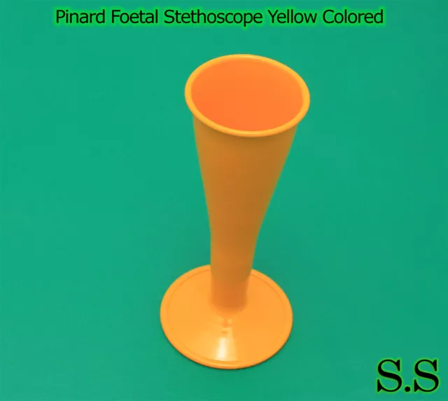 Pinard Foetal Stethoscope Yellow COLORED Surgical instruments