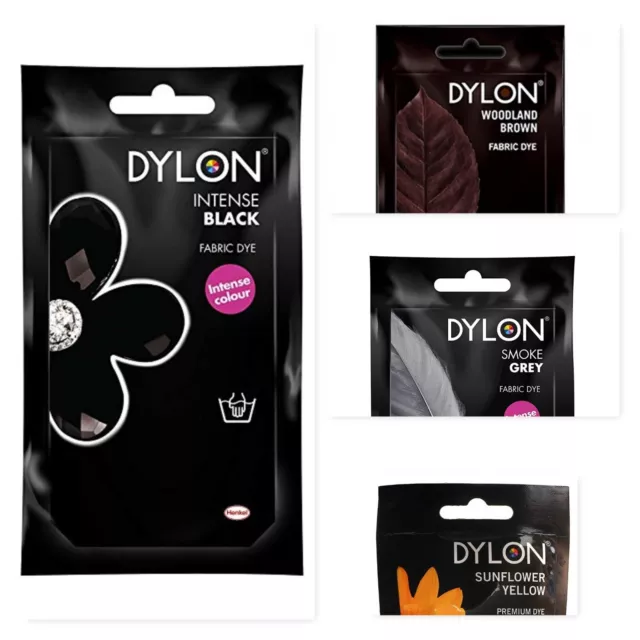 Dylon Intense Black Hand Wash Fabric Dye 50g