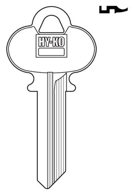 Key Elgin El1 By Hy-Ko Mfrpartno 11010El1