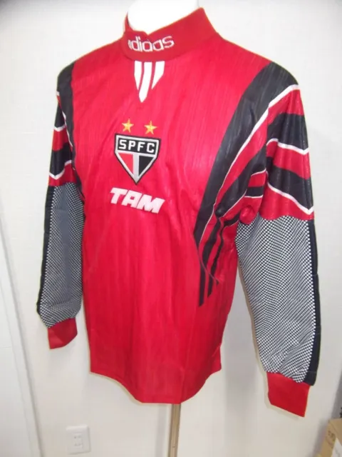 NWT SAO PAULO FC Camisa 1998 Vintage Jersey Shirt Away BRAZIL Adidas Ceni
